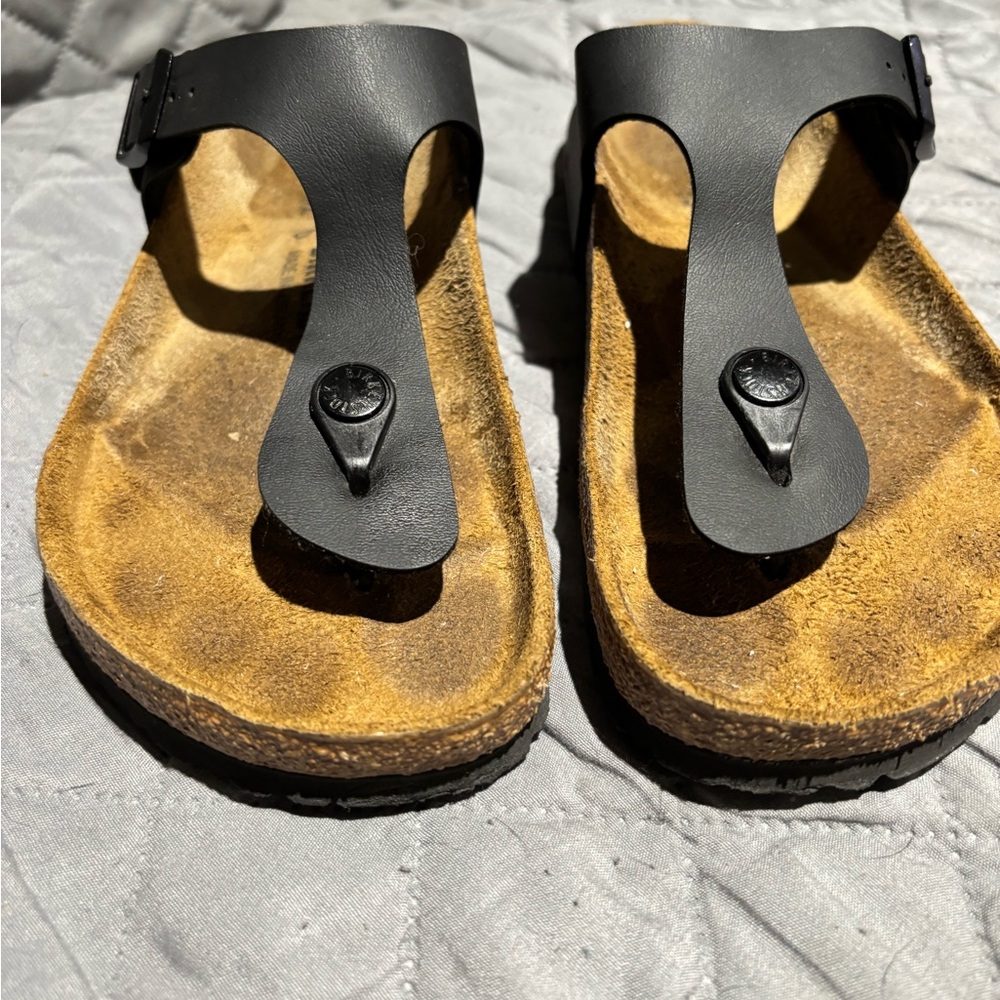 Black and Brown Sandals